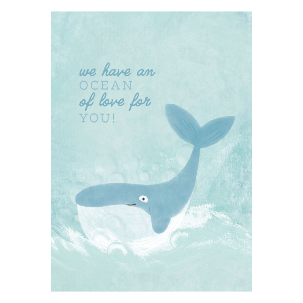 Greeting Card - Bubbles -Oceans Of Love
